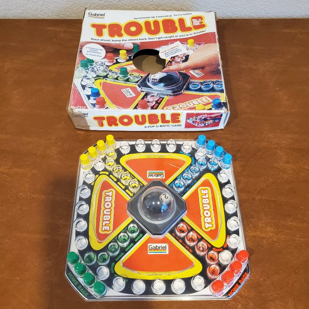 Vintage Pop O Matic Trouble Game